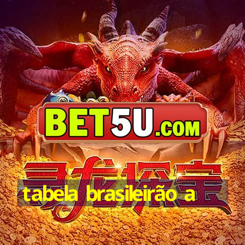 tabela brasileirão a